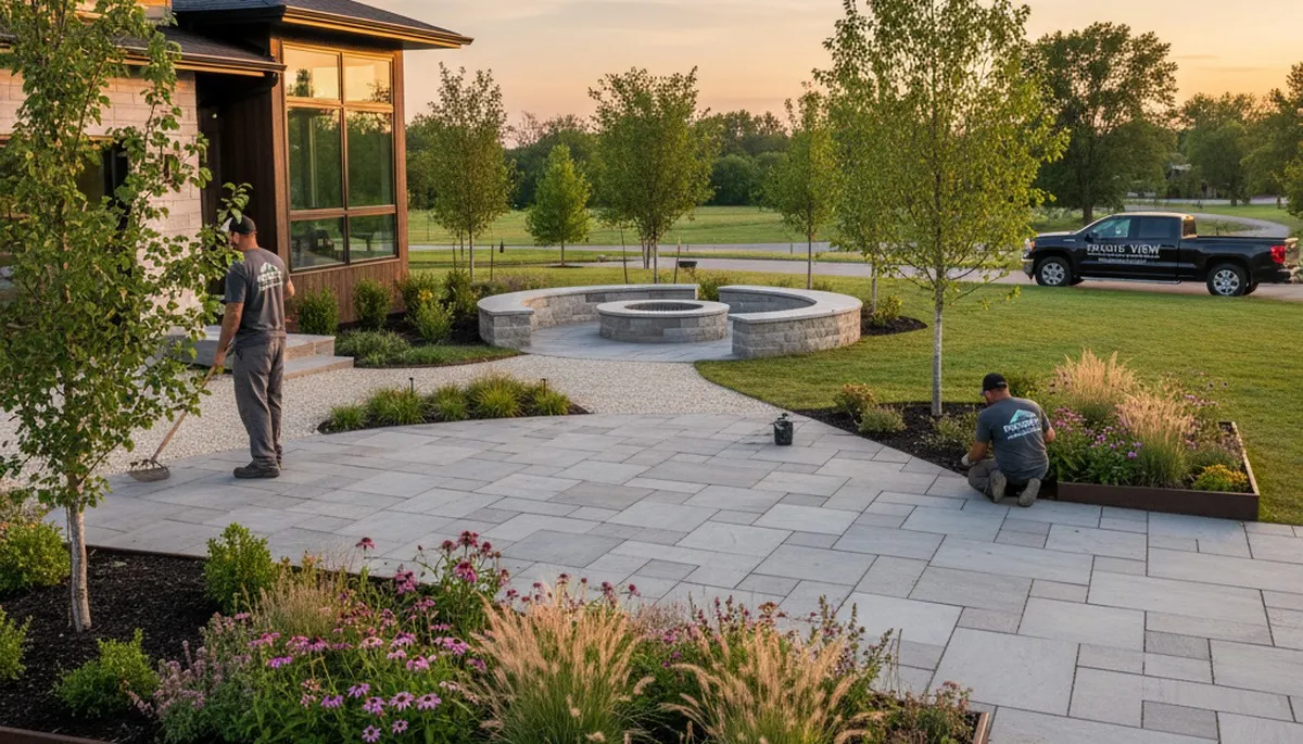 Landscaping service in Olathe, KS for professional lawn care and yard maintenance