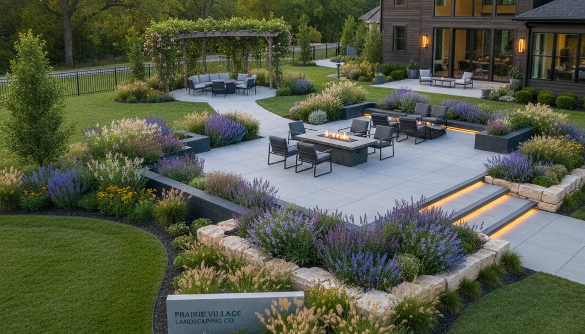 Lawn care team serving Olathe, KS with professional landscaping services